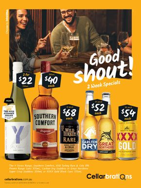 Liquor offers in Orchard Hills NSW | Good Shout! 20/05 in Cellarbrations | 20/05/2024 - 02/06/2024
