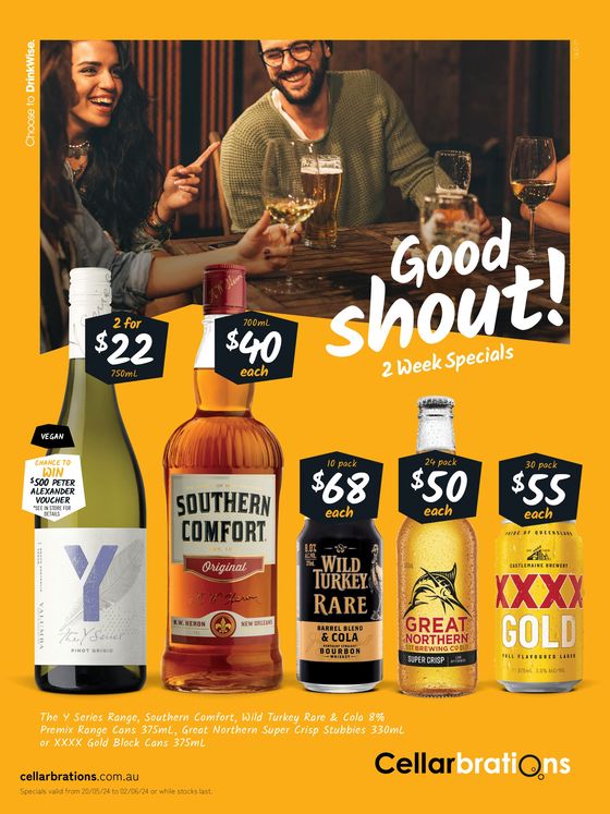 Cellarbrations catalogue in Gympie QLD | Good Shout! 20/05 | 20/05/2024 - 02/06/2024