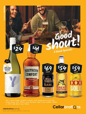 Groceries offers in Miles QLD | Good Shout! 20/05 in Cellarbrations | 20/05/2024 - 02/06/2024