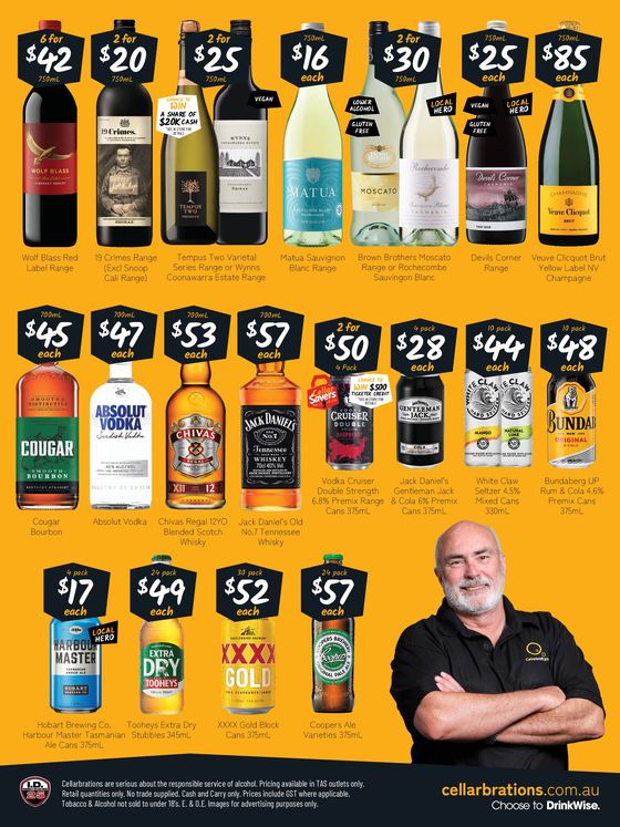 Cellarbrations catalogue in Scottsdale TAS | Good Shout! 20/05 | 20/05/2024 - 02/06/2024