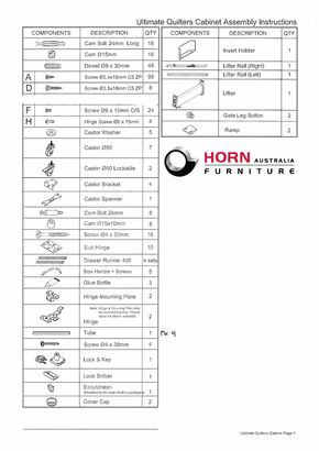 Horn Furniture catalogue in Knox VIC | Ultimate Quilters Table | 16/05/2024 - 31/05/2024