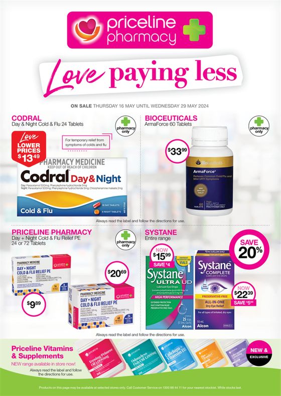Priceline catalogue in Gold Coast QLD | Happy & Healthy | 16/05/2024 - 29/05/2024