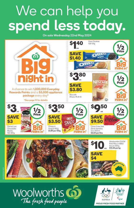 Woolworths catalogue in Wonga Park VIC | Weekly Specials - 22/05 | 22/05/2024 - 28/05/2024