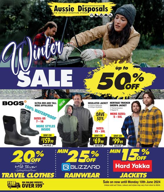 Aussie Disposals catalogue in Greater Dandenong VIC | Winter Sale | 17/05/2024 - 10/06/2024