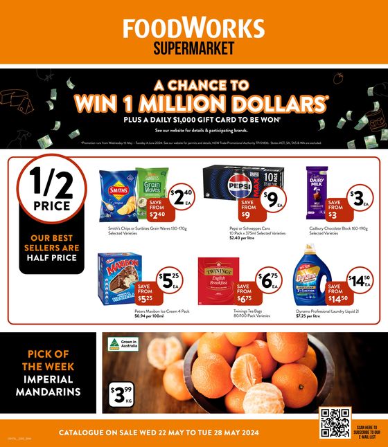 Foodworks catalogue in Numurkah VIC | Picks Of The Week | 22/05/2024 - 28/05/2024