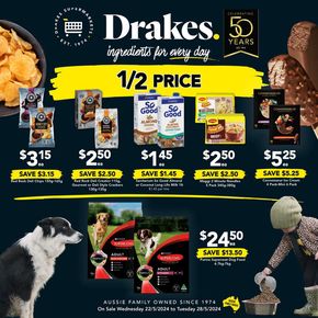Groceries offers in Chinchilla QLD | Drakes 22/05 in Drakes | 22/05/2024 - 28/05/2024