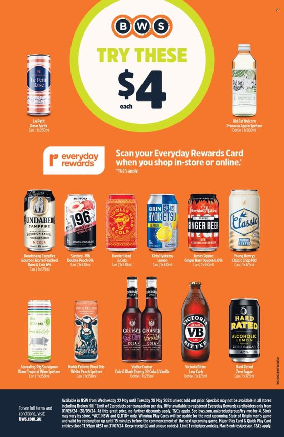 BWS catalogue in Bayview | Weekly Specials  | 22/05/2024 - 28/05/2024