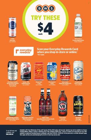 Liquor offers in Yarram VIC | Weekly Specials in BWS | 22/05/2024 - 28/05/2024