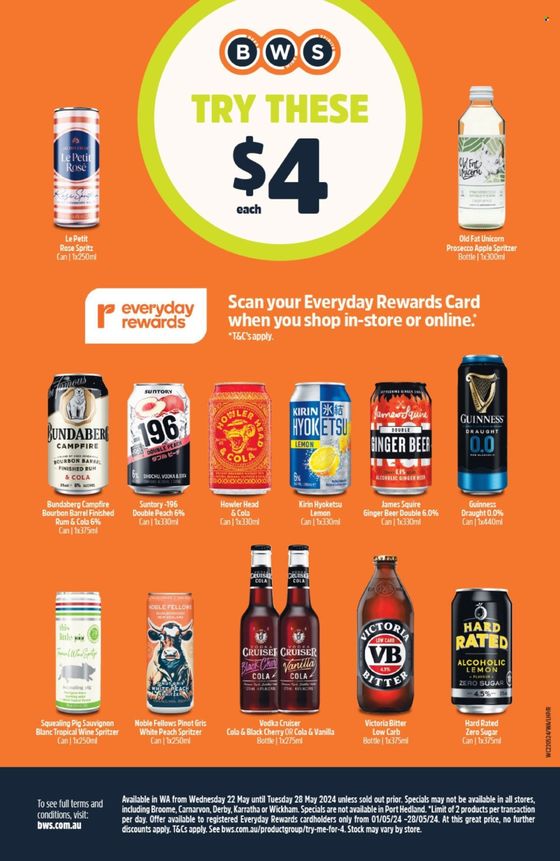 BWS catalogue in North Coogee WA | Weekly Specials | 22/05/2024 - 28/05/2024