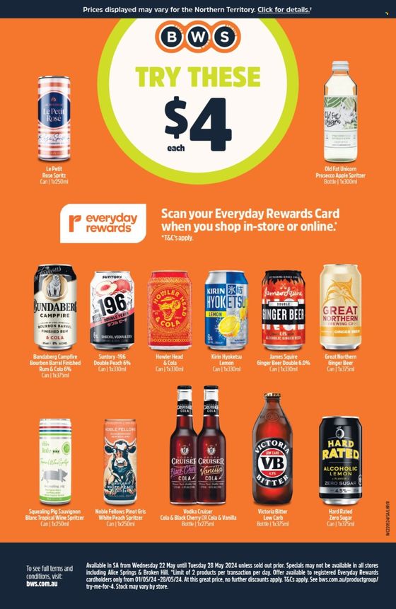 BWS catalogue in Huntfield Heights SA | Weekly Specials | 22/05/2024 - 28/05/2024