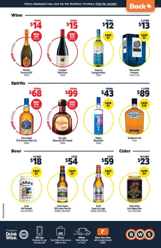 BWS catalogue in Noarlunga NSW | Weekly Specials | 22/05/2024 - 28/05/2024
