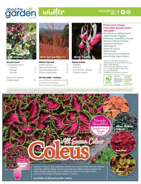 Four Seasons Garden Centres catalogue | About The Garden: Winter 2024 | 01/06/2024 - 31/08/2024