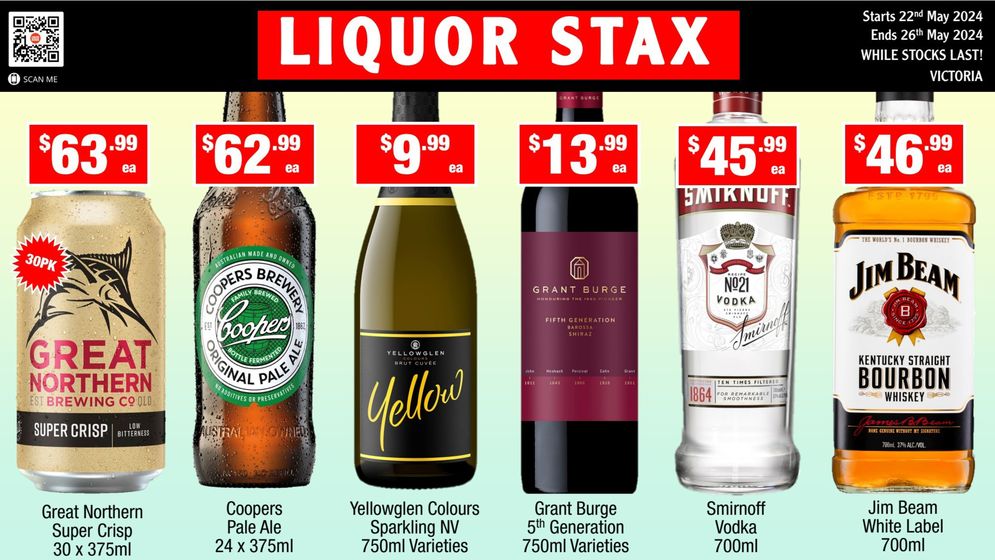 Liquor Stax catalogue in Ivanhoe NSW | Weekly Specials | 22/05/2024 - 26/05/2024