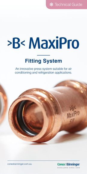 Reece catalogue in Cairns QLD | >B< MaxiPro Fitting System | 24/05/2024 - 24/05/2025