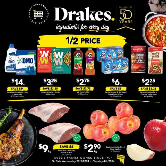 Drakes catalogue in Moonta SA | Drakes 29/05 | 29/05/2024 - 04/06/2024