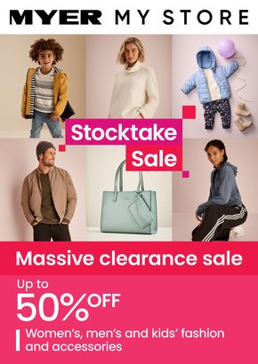 Myer catalogue in Marong VIC | Stocktake Sale Soft Goods | 29/05/2024 - 21/07/2024