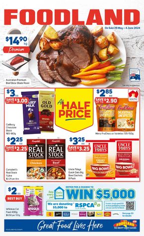 Groceries offers in Balaklava SA | Weekly Specials in Foodland | 29/05/2024 - 04/06/2024