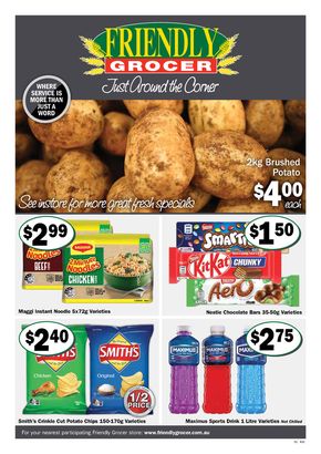 Groceries offers in Glenwood QLD | Just around the corner in Friendly Grocer | 29/05/2024 - 04/06/2024