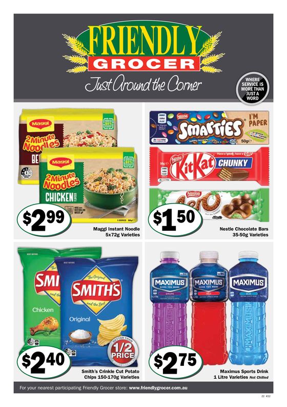 Friendly Grocer catalogue in Bayside QLD | Just around the corner | 29/05/2024 - 04/06/2024