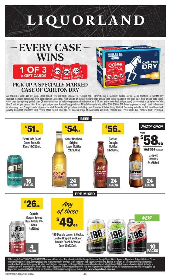 Liquorland catalogue in Parramatta NSW | Weekly Specials | 29/05/2024 - 04/06/2024