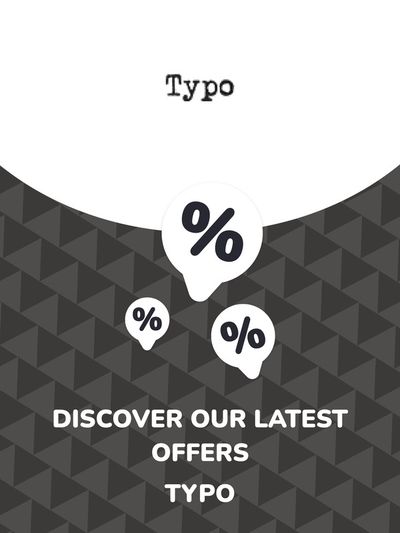 Typo catalogue | Offers Typo | 29/05/2024 - 29/05/2025