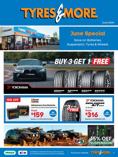 Tyres & More catalogue in Bayside QLD | June Specials 2024 | 01/06/2024 - 30/06/2024