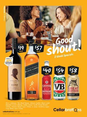 Groceries offers in Lancefield VIC | Good Shout! 03/06 in Cellarbrations | 03/06/2024 - 16/06/2024