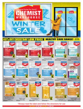Health & Beauty offers in Manning Point NSW | Winter Sale in Chemist Warehouse | 30/05/2024 - 12/06/2024