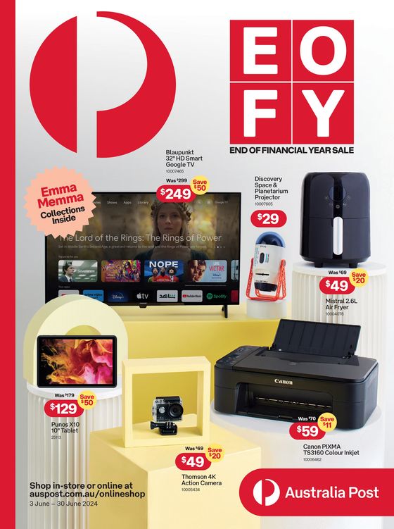 Australia Post catalogue in Canterbury NSW | End of Financial Year Sale | 03/06/2024 - 30/06/2024