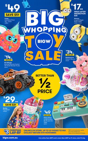 BIG W catalogue in Gilgai NSW | Toy Sale 2024 | 11/06/2024 - 10/07/2024
