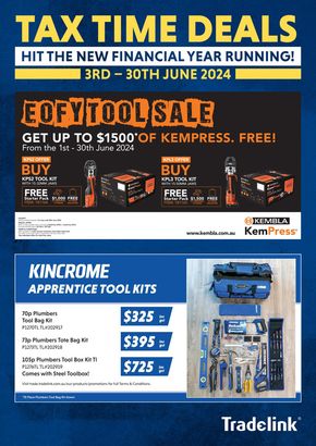 Tradelink catalogue in Auburn SA | Tax Time Deals | 03/06/2024 - 30/06/2024