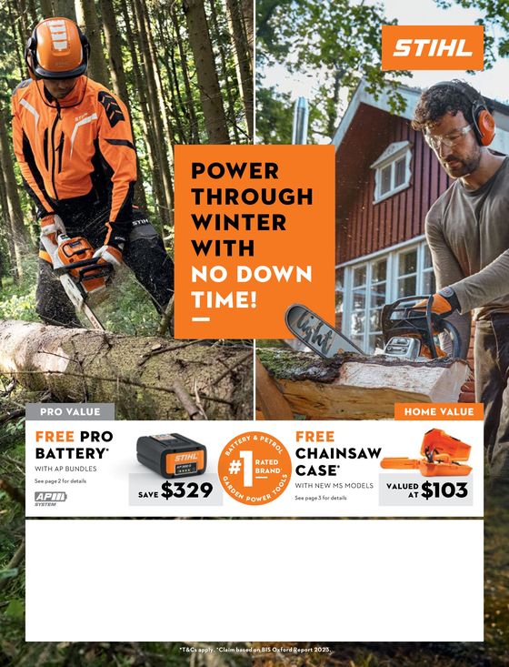 Stihl catalogue in Kyneton VIC | Power Through Winter With No Down Time | 03/06/2024 - 31/08/2024