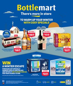 Liquor offers in Dunwich QLD | To Warm Up Your Winter With Cosy Specials in Bottlemart | 05/06/2024 - 18/06/2024