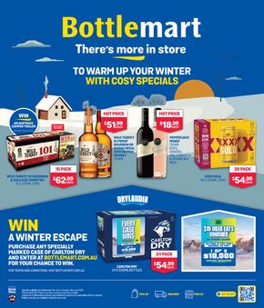 Liquor offers in Mossman QLD | To Warm Up Your Winter With Cosy Specials in Bottlemart | 05/06/2024 - 18/06/2024