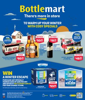 Liquor offers in Augusta WA | To Warm Up Your Winter With Cosy Specials in Bottlemart | 05/06/2024 - 18/06/2024