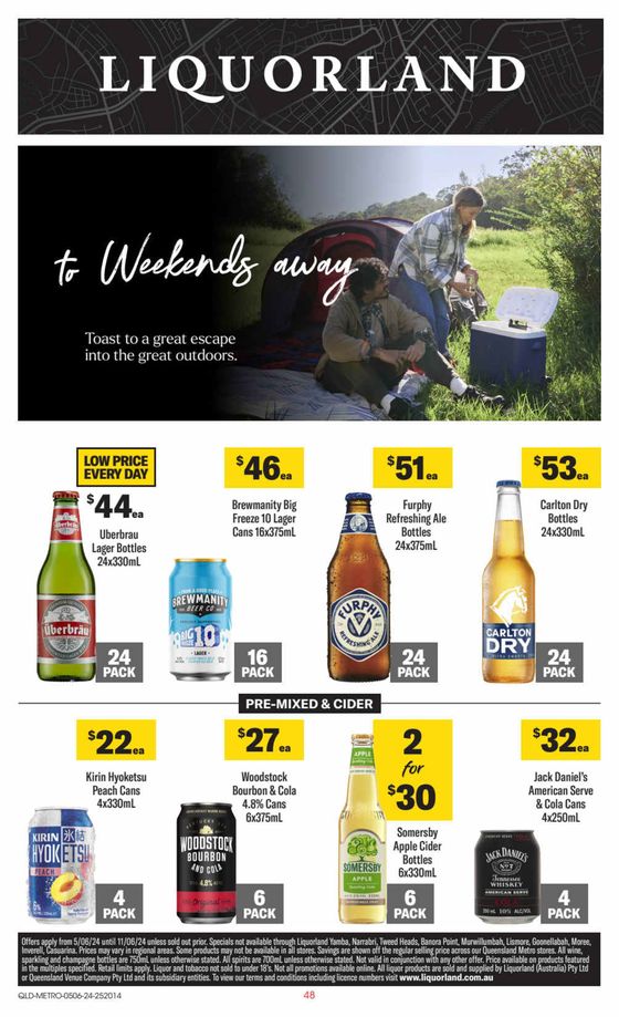 Liquorland catalogue in Amity Point QLD | Weekly Specials | 05/06/2024 - 11/06/2024