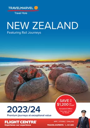 Travel & Outdoor offers in Victor Harbor SA | New Zealand 24/25 in Flight Centre | 12/06/2024 - 31/12/2025