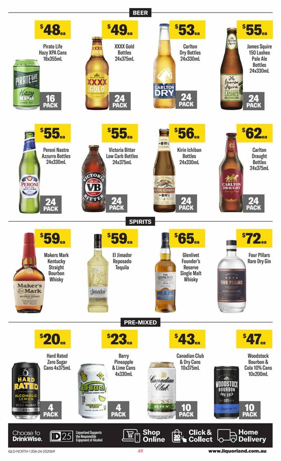 Liquorland catalogue in Mackay QLD | Weekly Specials | 12/06/2024 - 18/06/2024
