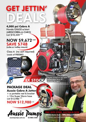 Aussie Pumps catalogue in Mount Barker SA | Get Jettin’ Deals | 12/06/2024 - 30/06/2024