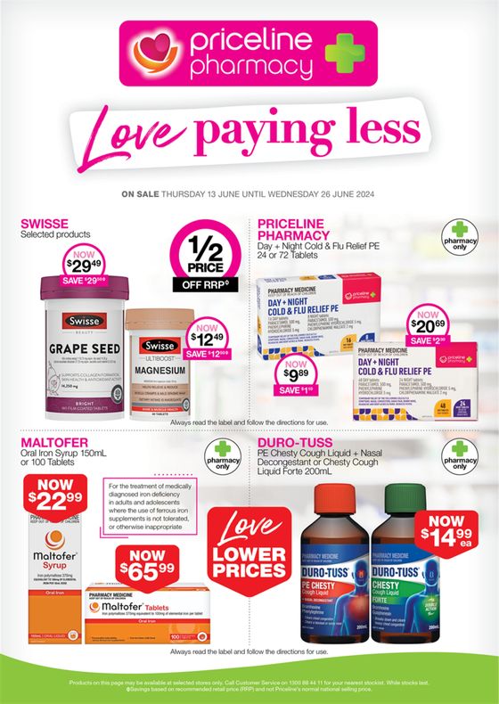 Priceline catalogue in Crows Nest NSW | Happy & Healthy | 13/06/2024 - 26/06/2024