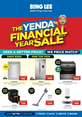 Electronics & Office offers in Linden NSW | The Yenda Financial Year Sale 2 in Bing Lee | 13/06/2024 - 30/06/2024