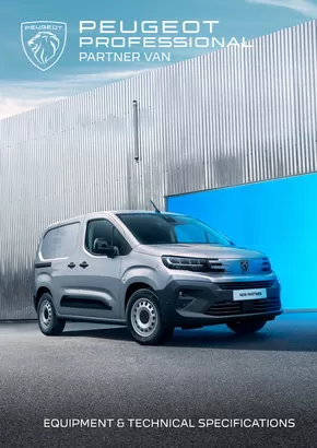Peugeot catalogue | Peugeot PARTNER VAN BROCHURE | 18/06/2024 - 18/06/2025
