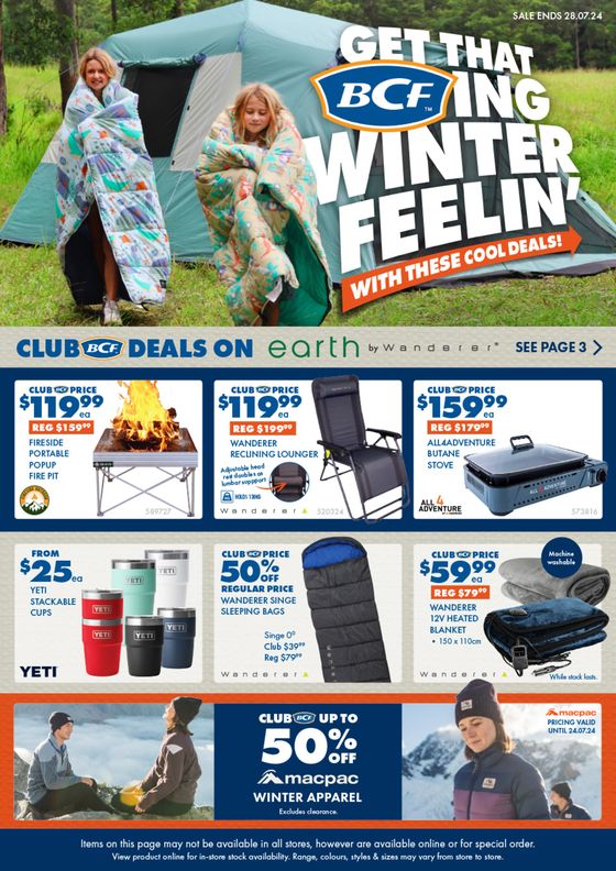 BCF catalogue in Toowoomba QLD | Get That BCFing Winter Feelin' | 01/07/2024 - 28/07/2024