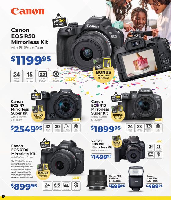Ted's Cameras catalogue | 54th Birthday Sale | 01/07/2024 - 28/07/2024