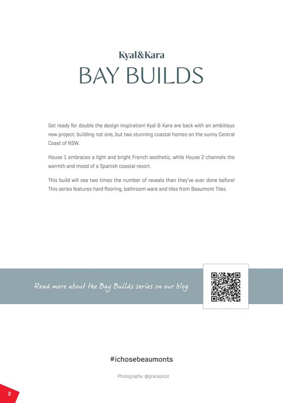 Beaumont Tiles catalogue in Sydney NSW | Kyal & Kara Bay Builds Brochure | 01/07/2024 - 31/07/2024
