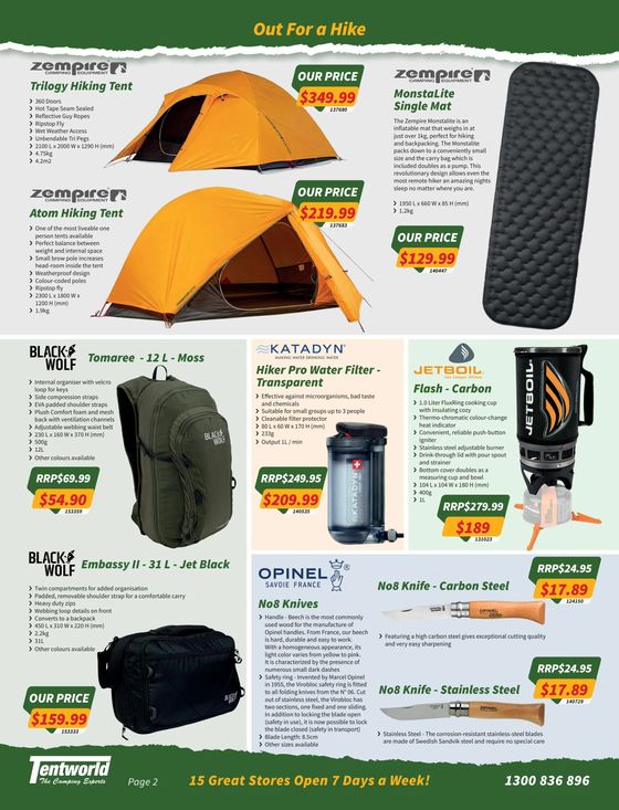 Tentworld catalogue | Rucced Up Sale | 04/07/2024 - 01/08/2024