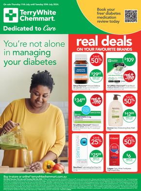 TerryWhite Chemmart catalogue in Ballina NSW | Real Deals On Your Favourite Brands | 11/07/2024 - 30/07/2024