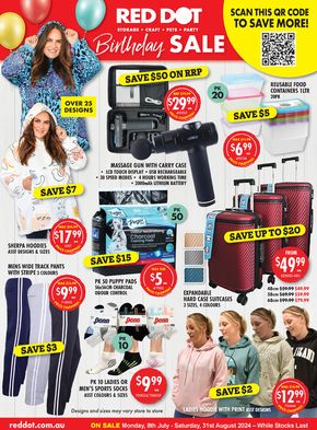 Department Stores offers in Mandurah WA | Birthday Sale in Red Dot | 08/07/2024 - 31/08/2024