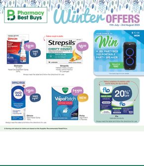 Health & Beauty offers in Canberra ACT | Winter Offers in Pharmacy Best Buys | 11/07/2024 - 02/08/2024