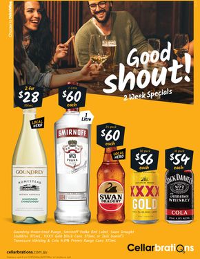 Liquor offers in Mandurah WA | Good Shout! 15/07 in Cellarbrations | 15/07/2024 - 28/07/2024